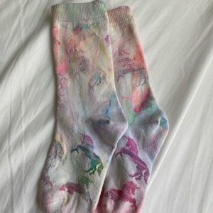 Tie dye kid socks